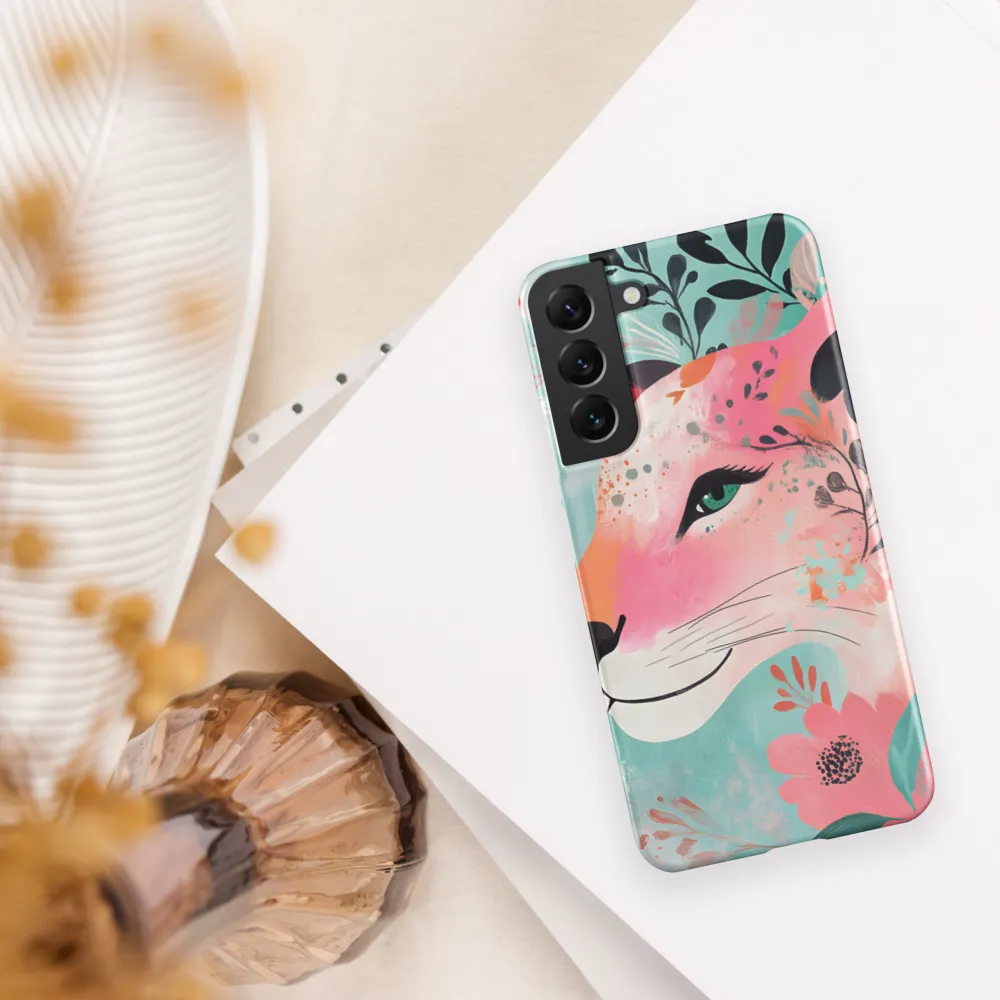 Whimsical Majesty: A Floral Lion