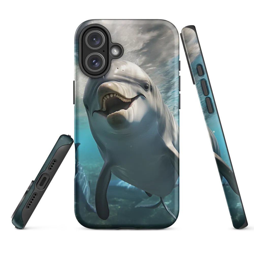 Beneath the Waves: A Dolphin's Dance