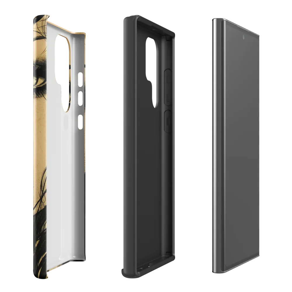 Enigmatic Gaze | Phone Case |  S22 Ultra | Tough Case | Glossy