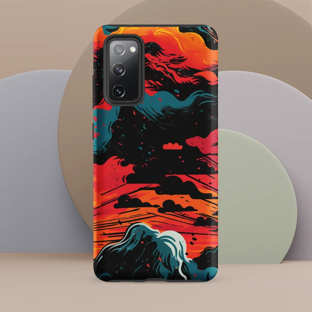 Ethereal Twilight: A Dramatic Landscape in Motion