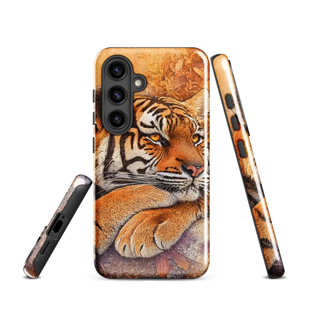 Serenity of the Tiger | Phone Case |  S24 | Tough Case | Glossy