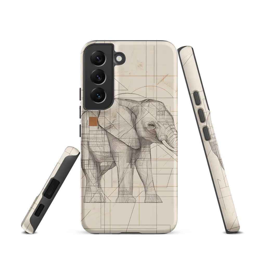 Geometric Elegance: The Steel Elephant