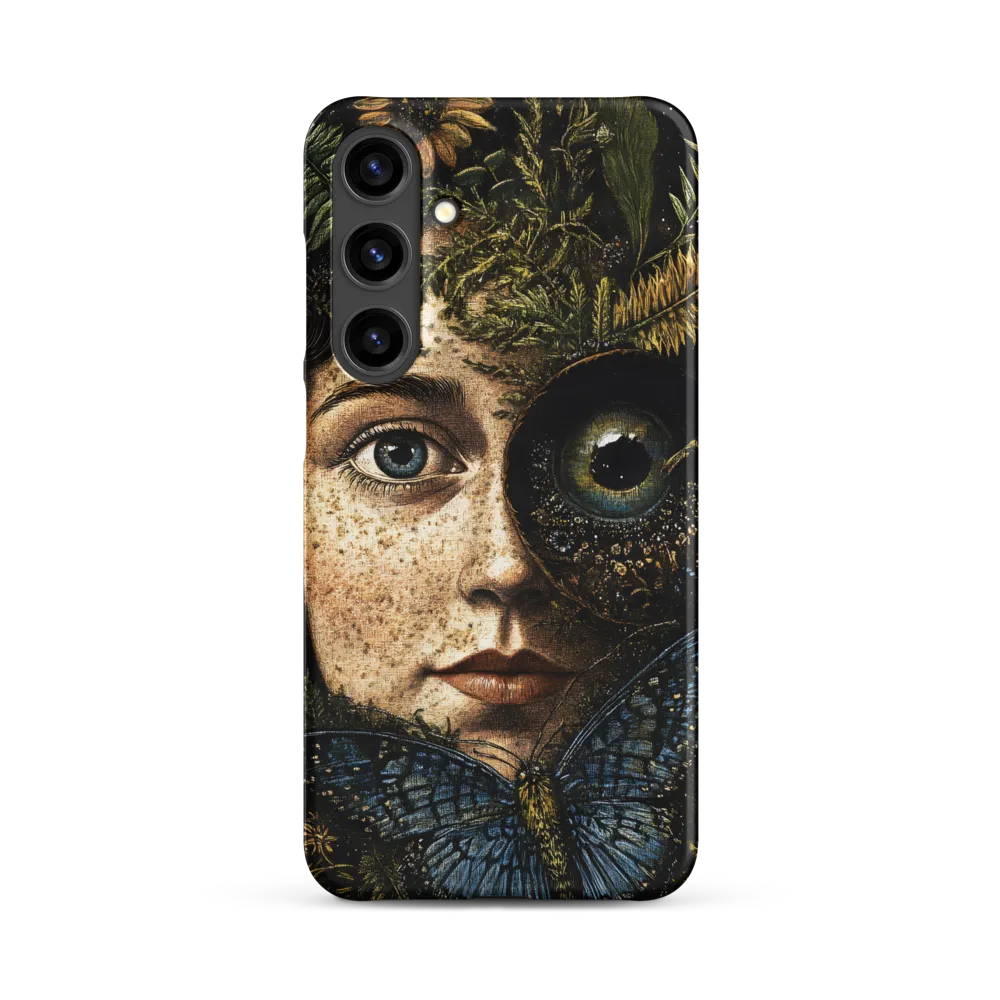 Nature's Embrace: A Surreal Portrait | Phone Case |  S24 Plus | Snap Case | Matte