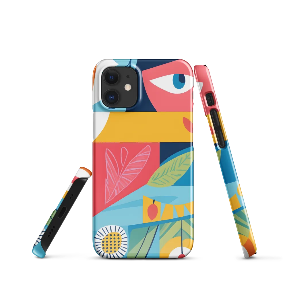 Vibrant Geometric Visage