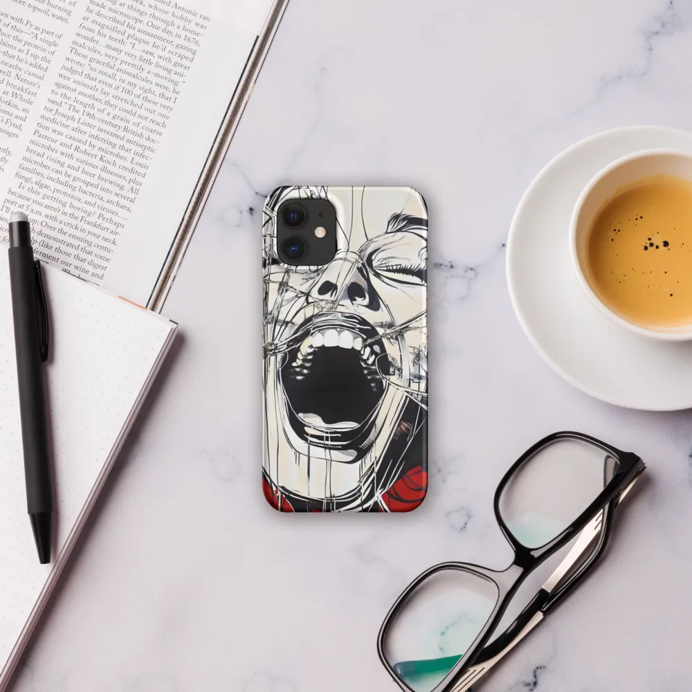 The Unveiling of Inner Turmoil | Phone Case |  12 Mini | Snap Case | Matte