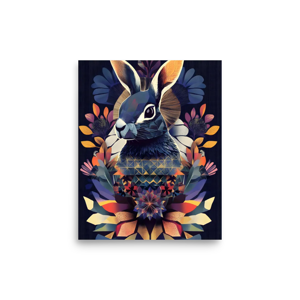 Ethereal Bunny: A Geometric Wonderland