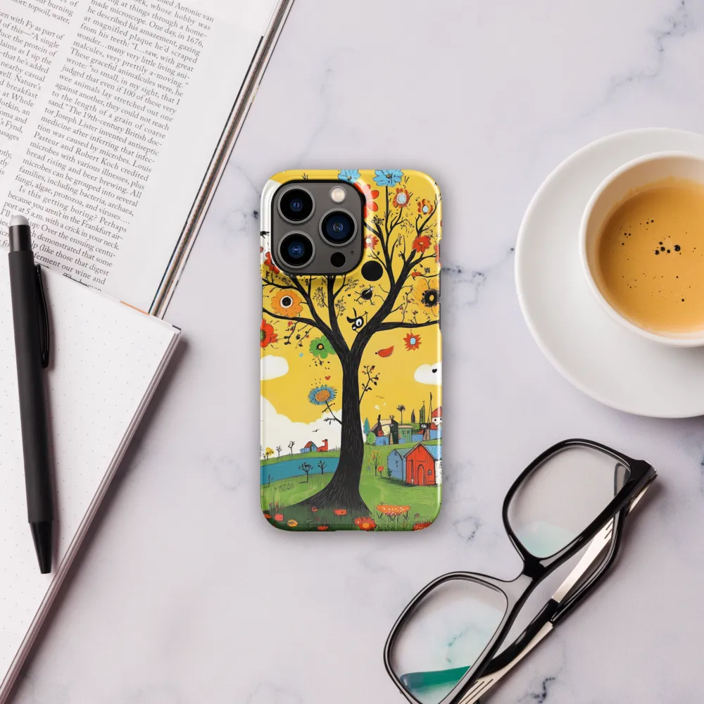 Whimsical Blooms of Life | Phone Case |  13 Pro | Snap Case | Glossy