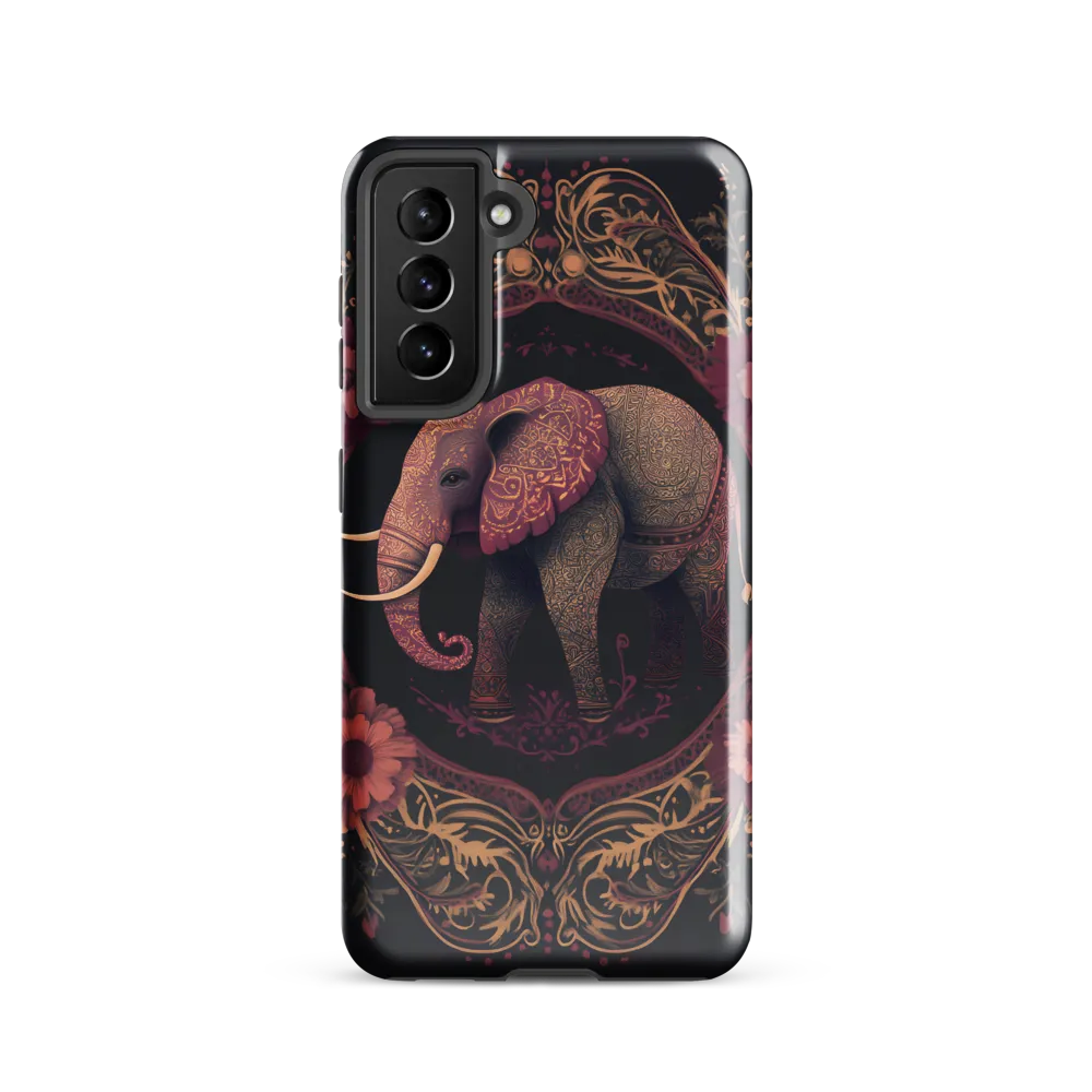 Regal Reverie: The Ornate Elephant | Phone Case |  S21 | Tough Case | Glossy