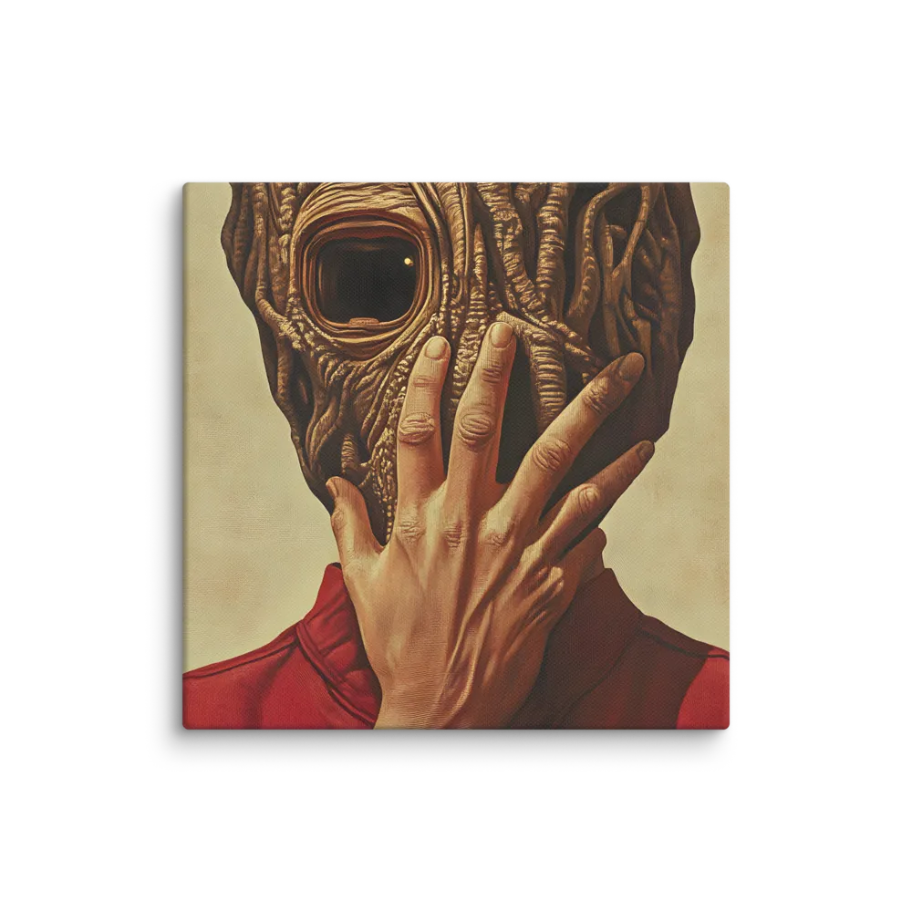 The Mask of Roots | Canvas | 10″×10″