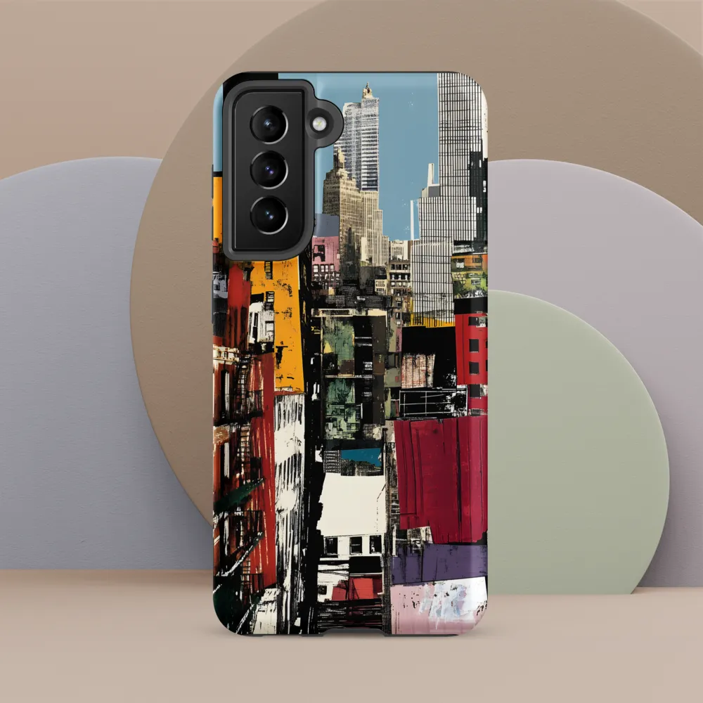 Urban Collage: A Vivid Cityscape