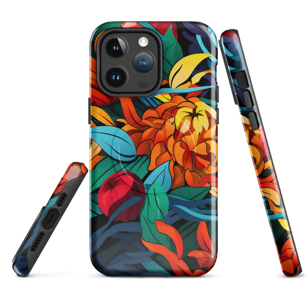 Tropical Harmony | Phone Case |  14 Pro Max | MagSafe® Tough Case | Glossy