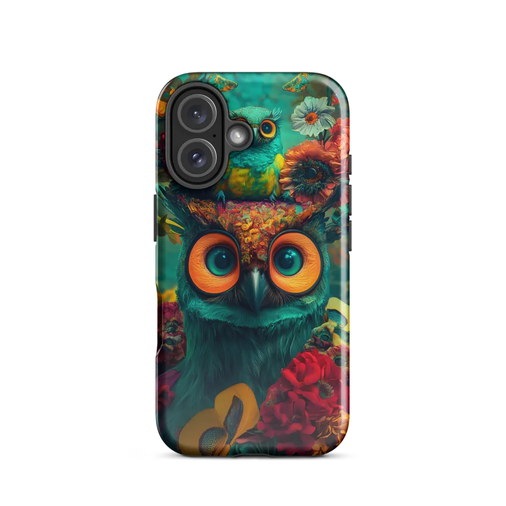 Majestic Harmony: The Floral Owl