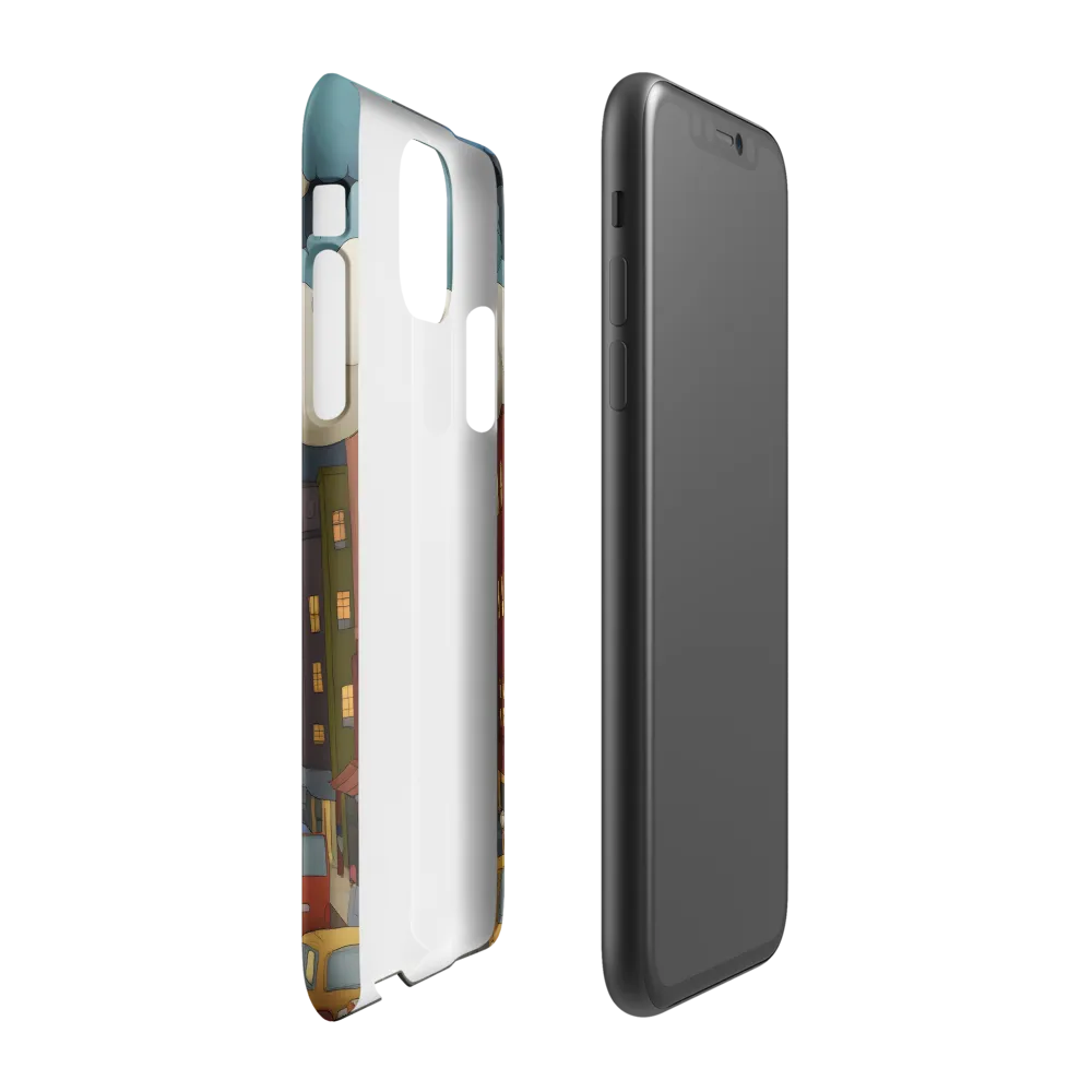 Urban Symphony: A City Awakens at Dusk | Phone Case |  11 | Snap Case | Matte