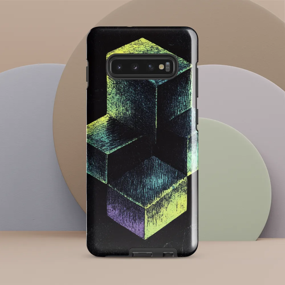 Illuminated Geometry | Phone Case |  S10 Plus | Tough Case | Glossy