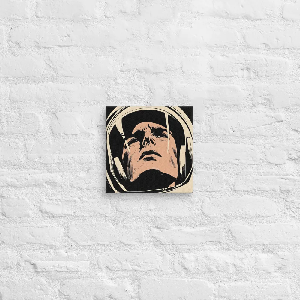 Gaze of the Astronaut | Canvas | 10″×10″