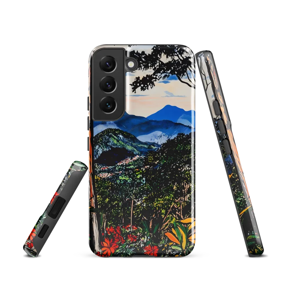 Nature's Vibrant Embrace | Phone Case |  S22 | Tough Case | Glossy
