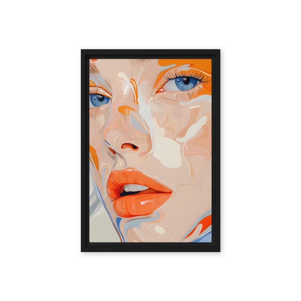 Ethereal Expressions | Canvas with Black Frame | 12″×18″