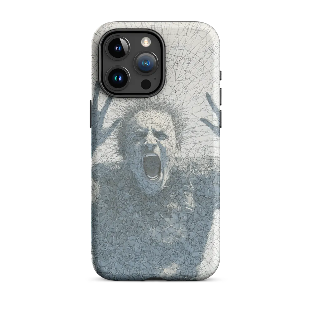 Breaking Free: An Expression of Anguish | Phone Case |  15 Pro Max | Tough Case | Matte