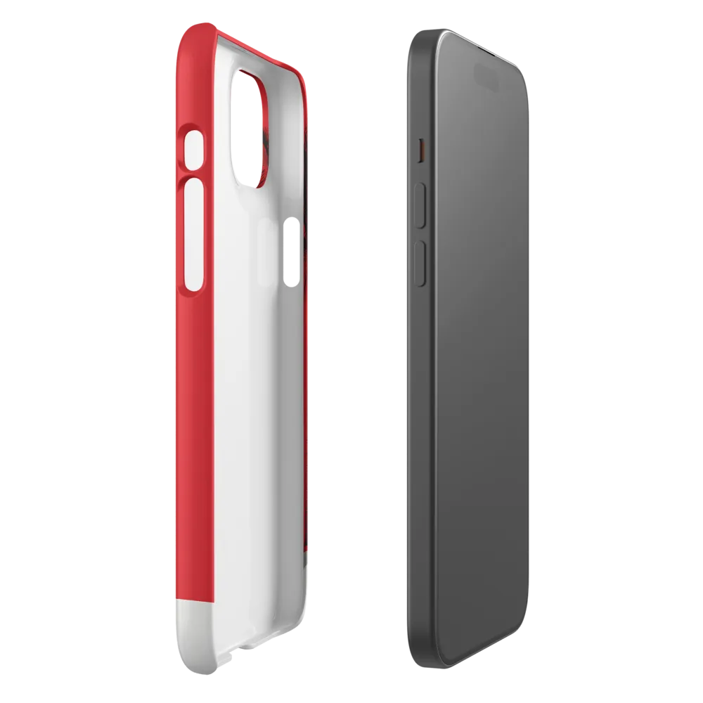 Contemplation in Red | Phone Case |  15 Plus | Snap Case | Matte
