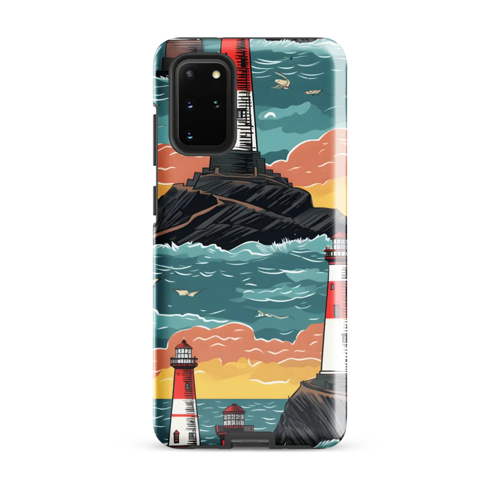 Lighthouses in a Whimsical Ocean