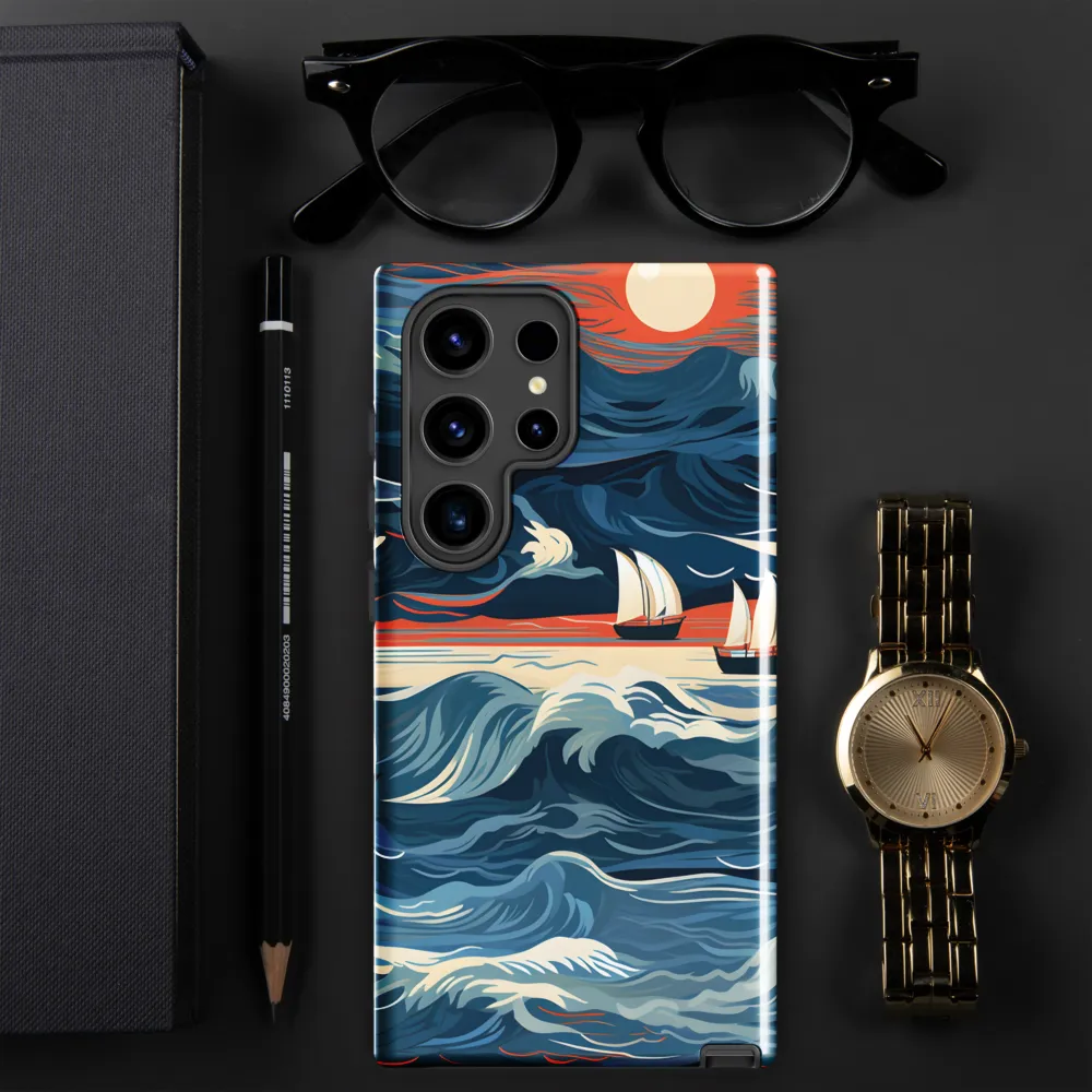 Ocean Whispers: A Voyage at Dusk