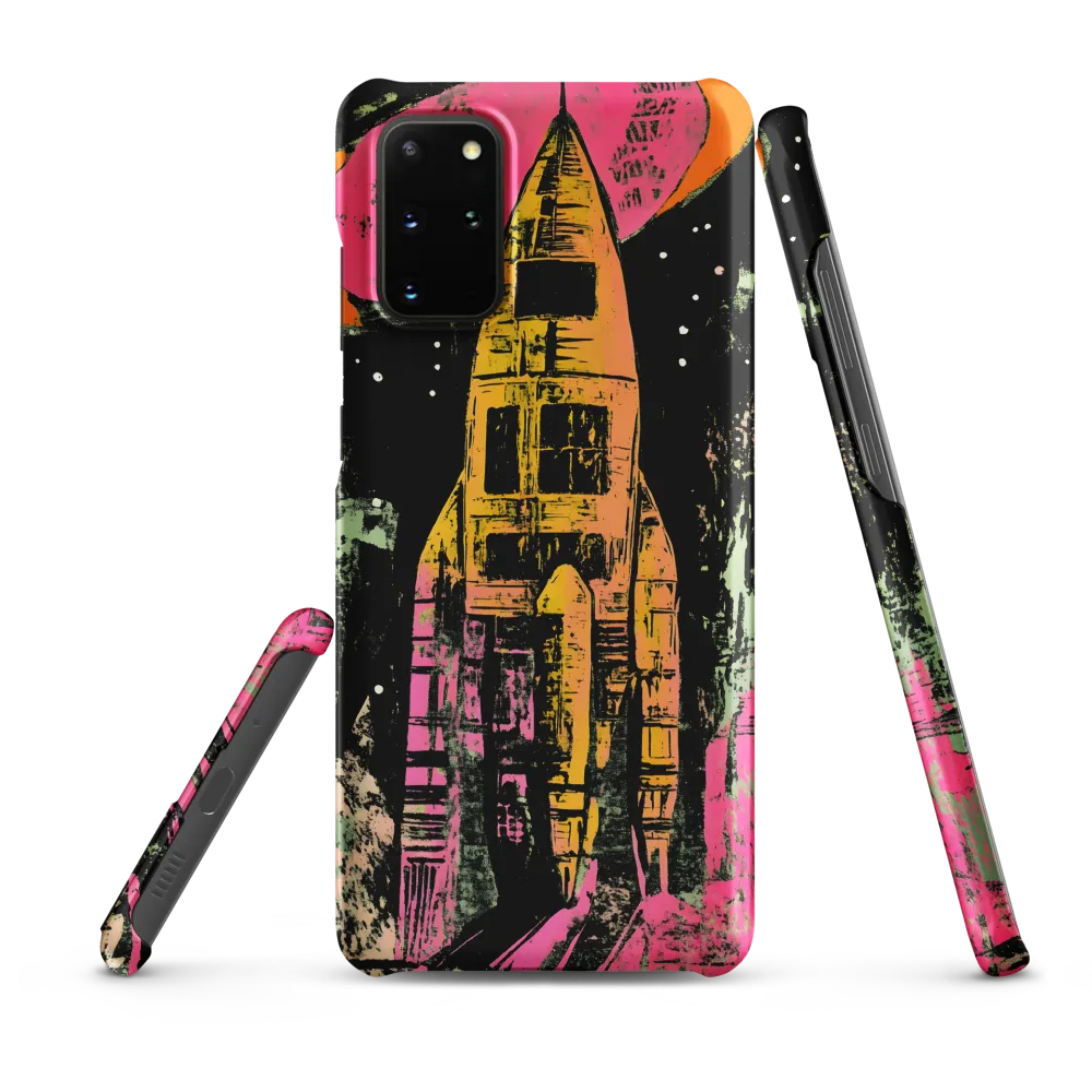 Cosmic Voyage: A Surreal Rocket Adventure