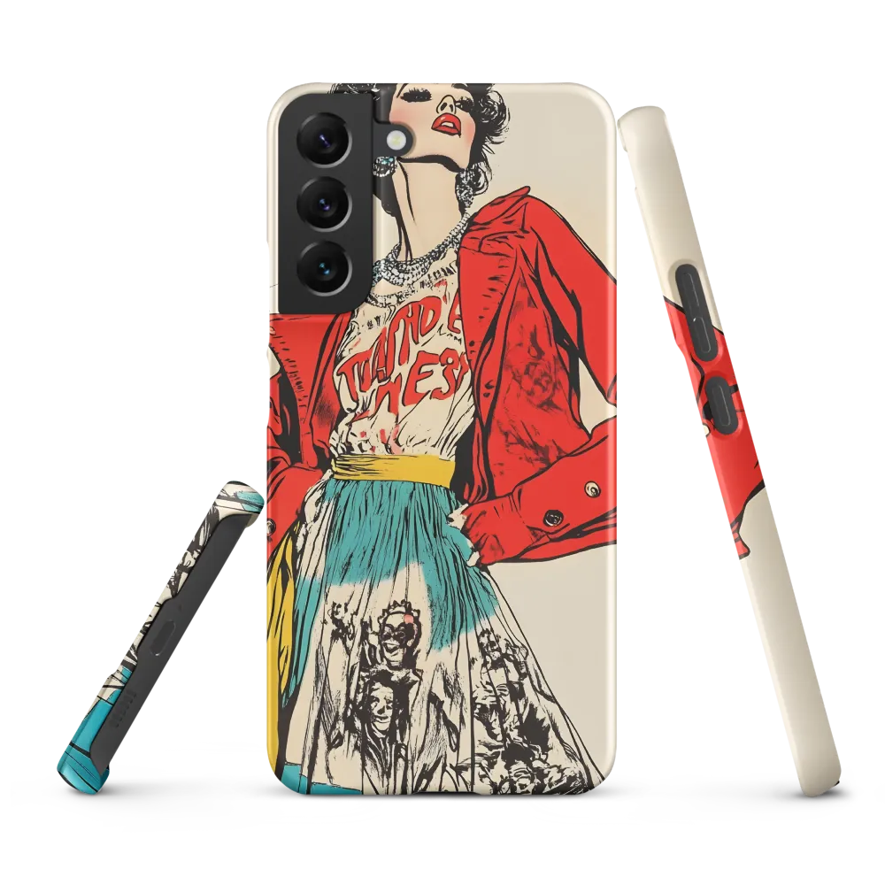 Vibrant Elegance: A Pop Art Fashion Statement