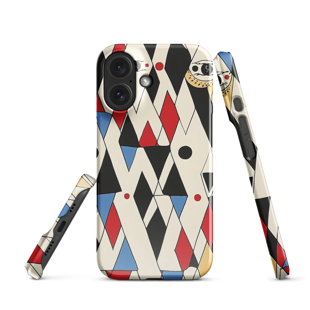 Dynamic Geometric Symphony | Phone Case |  16 | Snap Case | Glossy