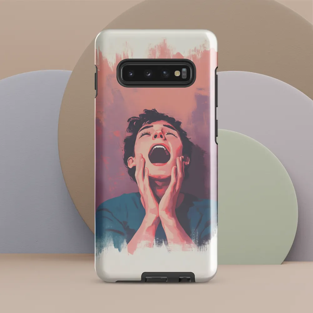 The Silent Scream | Phone Case |  S10 Plus | Tough Case | Glossy