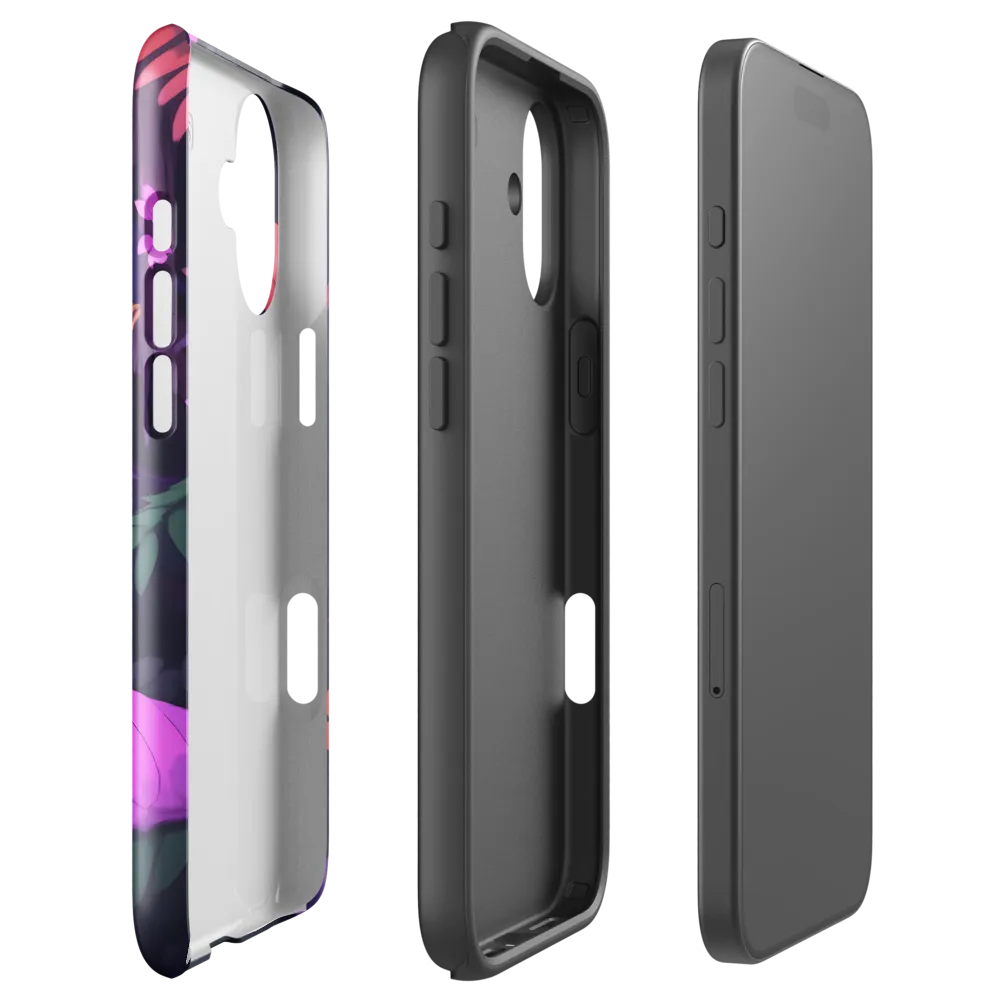 Tropical Parrot Playground | Phone Case |  16 Plus | Tough Case | Glossy