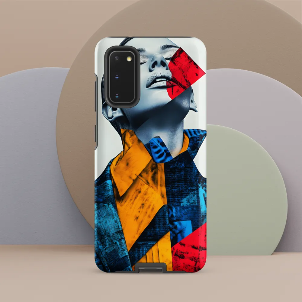 Fragmented Confidence: A Surreal Fashion Portrait