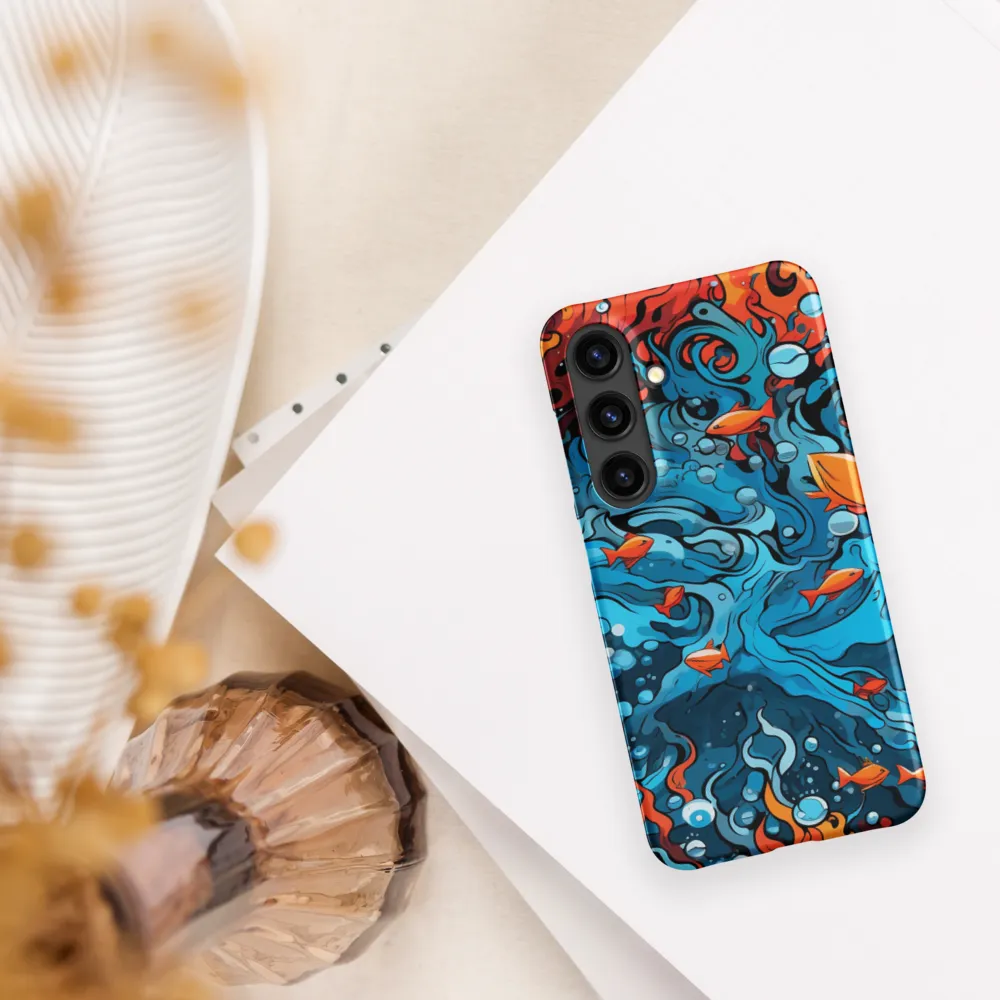 Fluid Harmony: Ocean and Flames