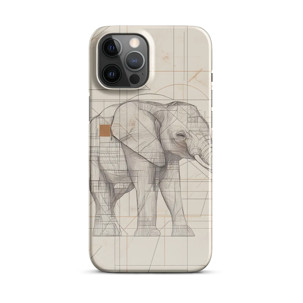Geometric Elegance: The Steel Elephant