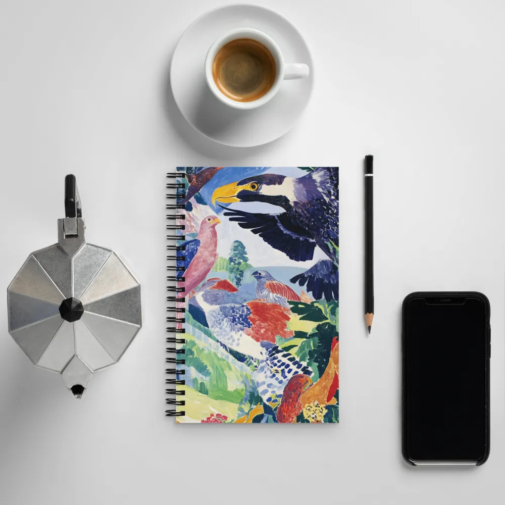 Symphony of Birds | Spiral Notebook