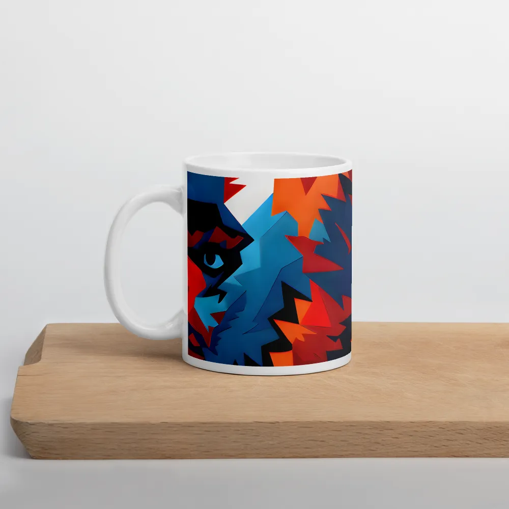 Vivid Aura of the Wolf | Mug with White inside | 11 oz