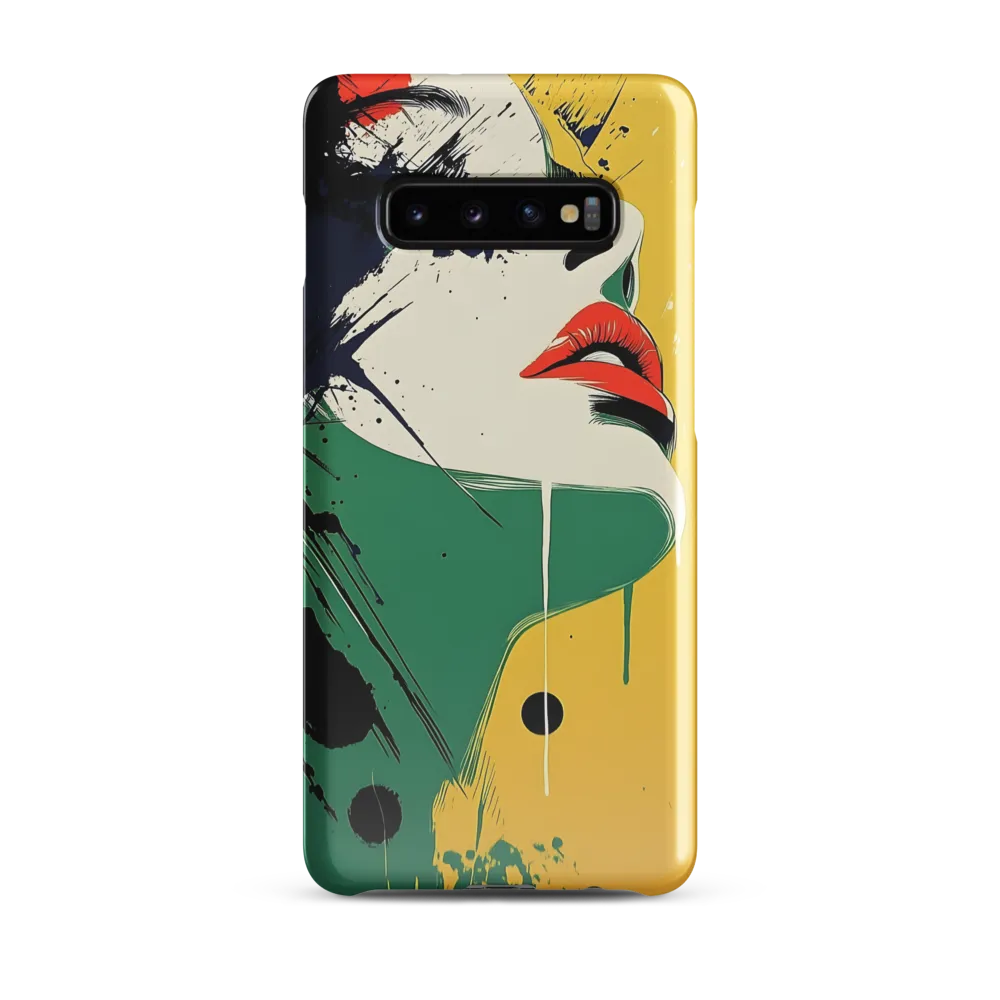 Bold Reflections: A Pop Art Portrait | Phone Case |  S10 Plus | Snap Case | Glossy