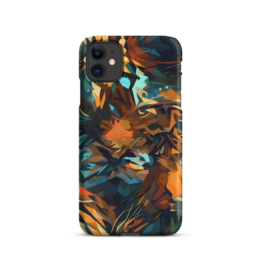 Wild Symphony: Abstract Tigers | Phone Case |  11 | Snap Case | Matte