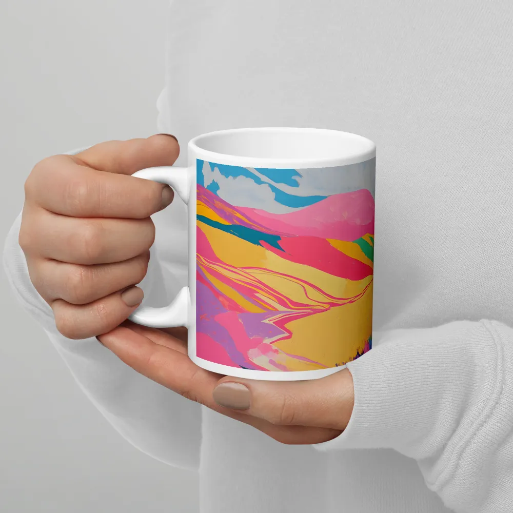 Vibrant Nature's Palette | Mug with White inside | 11 oz