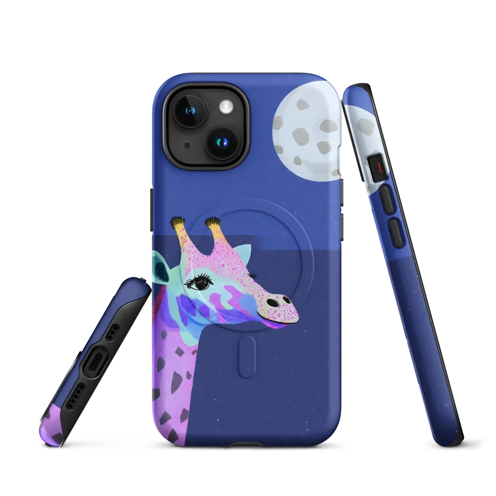 Whimsical Giraffe Under the Stars