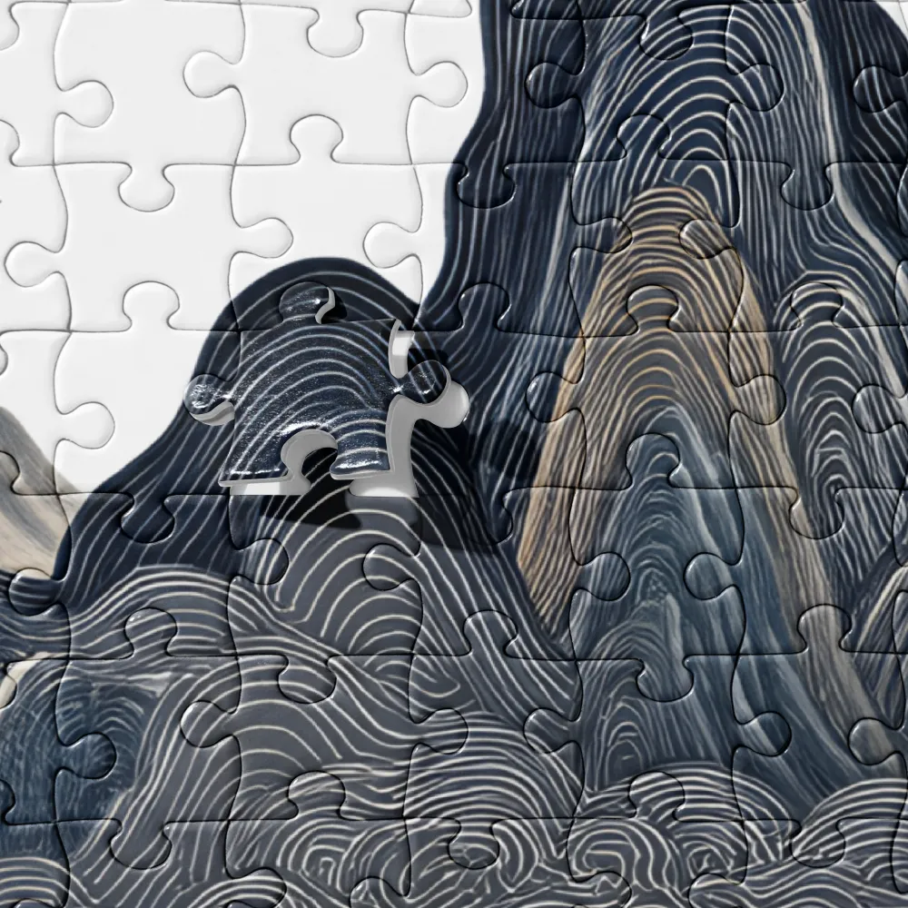 Harmony of Mountains and Temples | Jigsaw Puzzle | 252 pieces