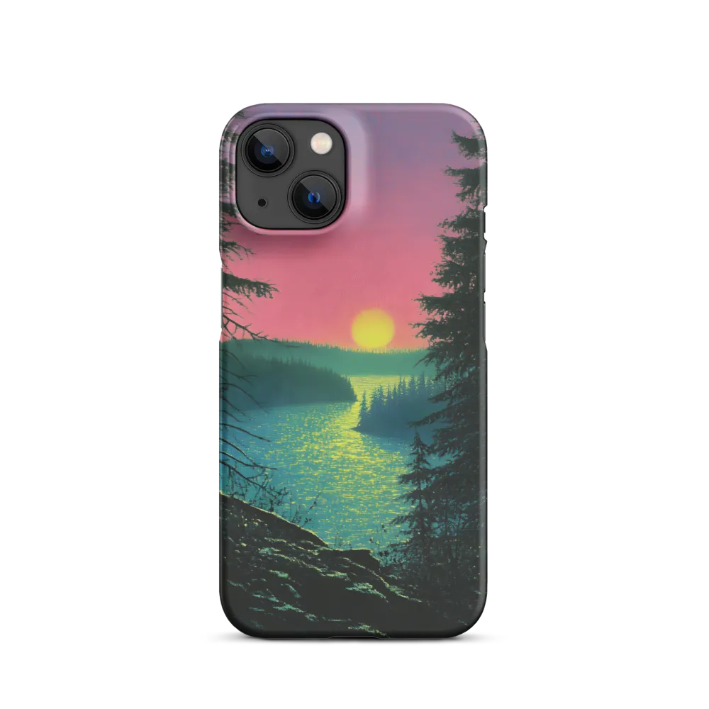 Serene Sunset by the Tranquil River