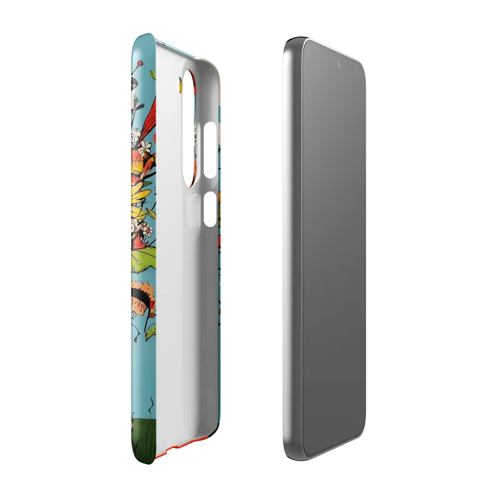 Whimsical Bloom | Phone Case |  S23 Plus | Snap Case | Glossy