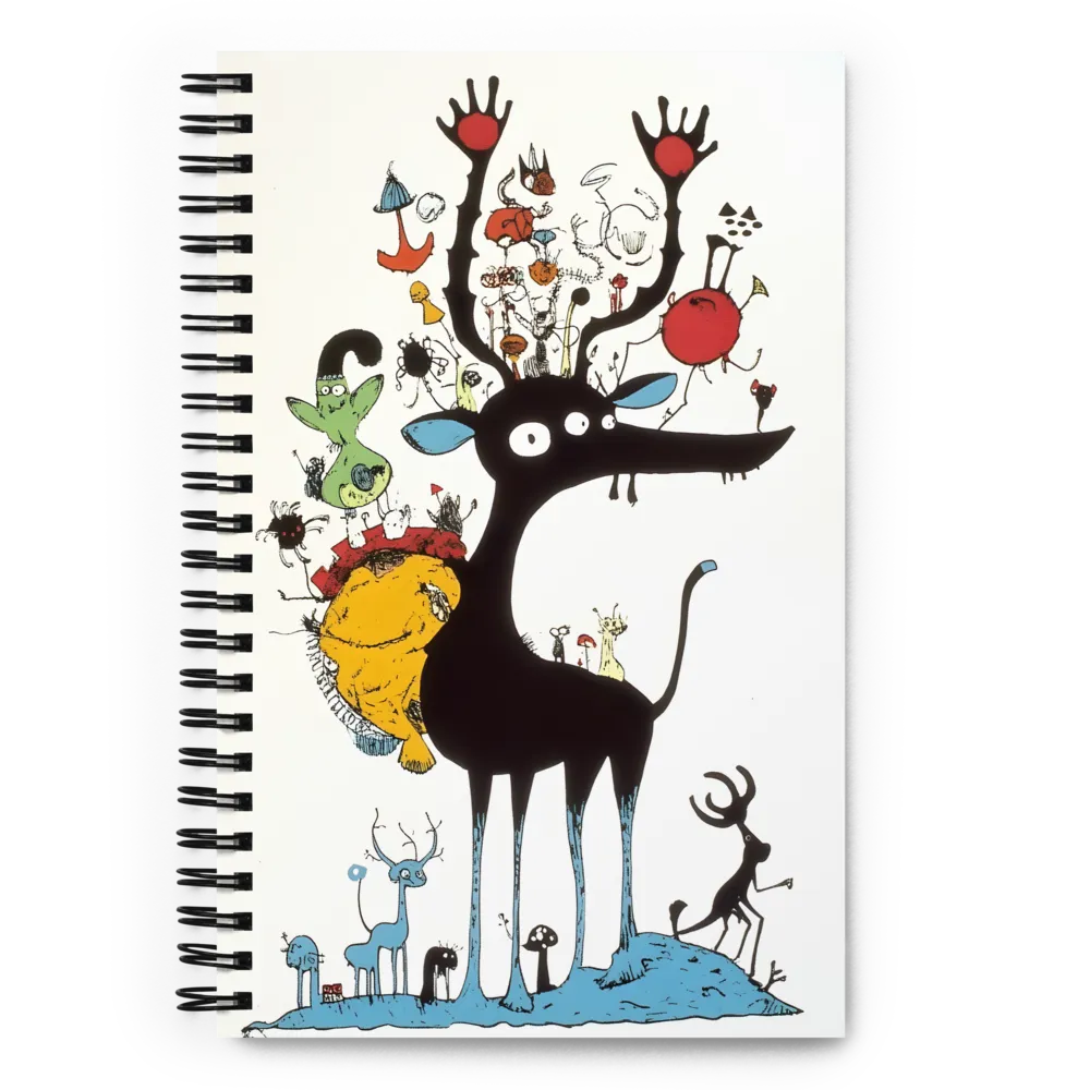 The Whimsical Menagerie | Spiral Notebook