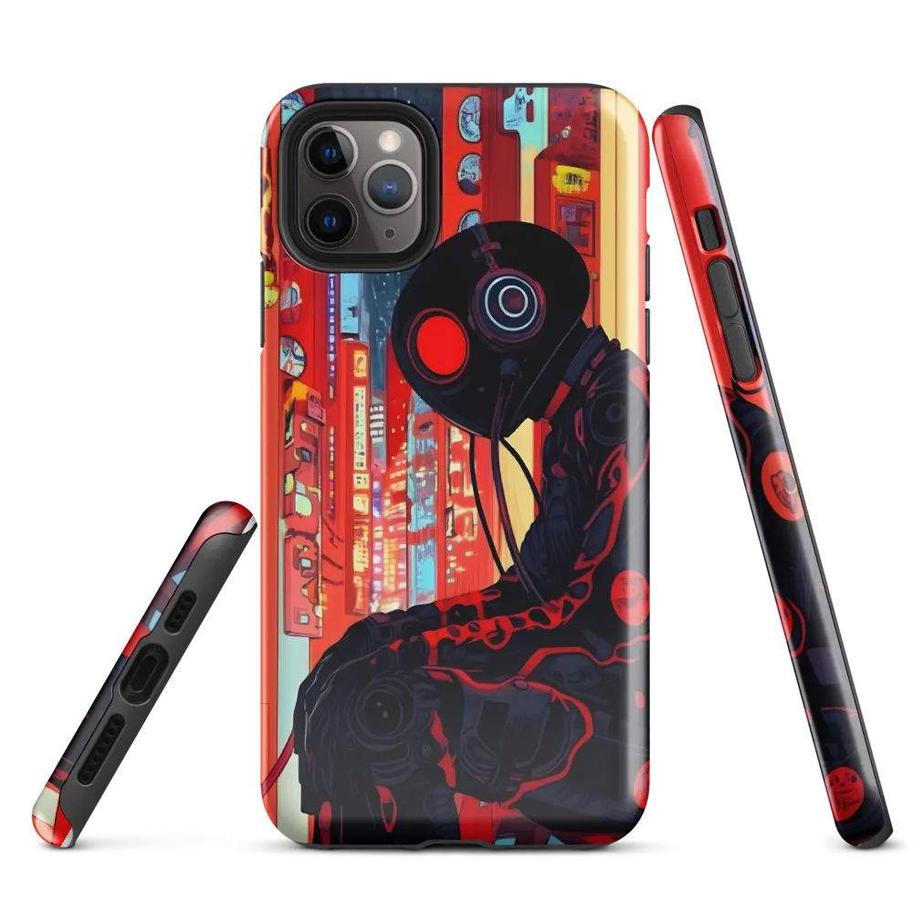 The Weight of Neon Dreams | Phone Case |  11 Pro Max | Tough Case | Glossy