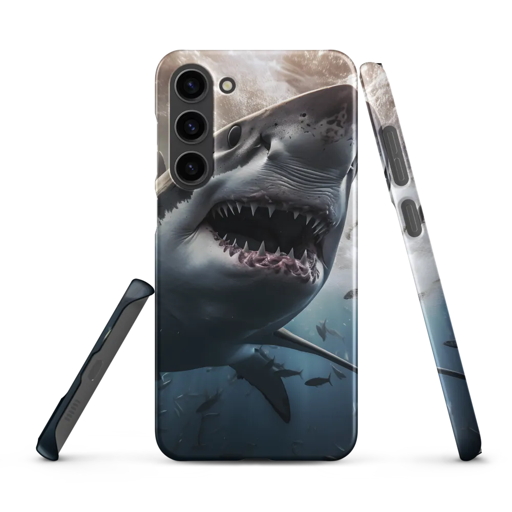 The Apex Predator: An Underwater Encounter | Phone Case |  S23 Plus | Snap Case | Matte