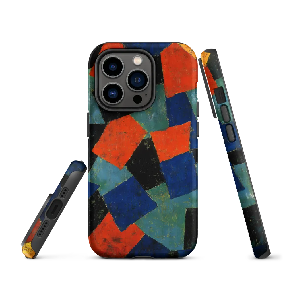 Dynamic Geometry in Color | Phone Case |  14 Pro | Tough Case | Matte