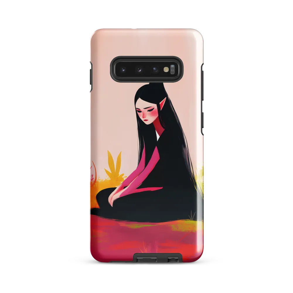 Whispers of Solitude | Phone Case |  S10 Plus | Tough Case | Glossy