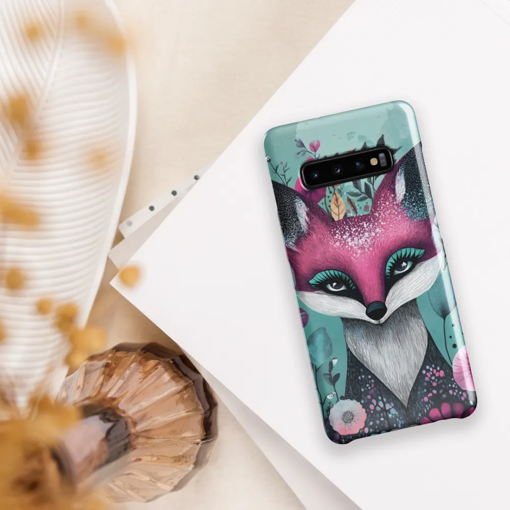 Whimsical Fox Among Blossoms | Phone Case |  S10 Plus | Snap Case | Glossy