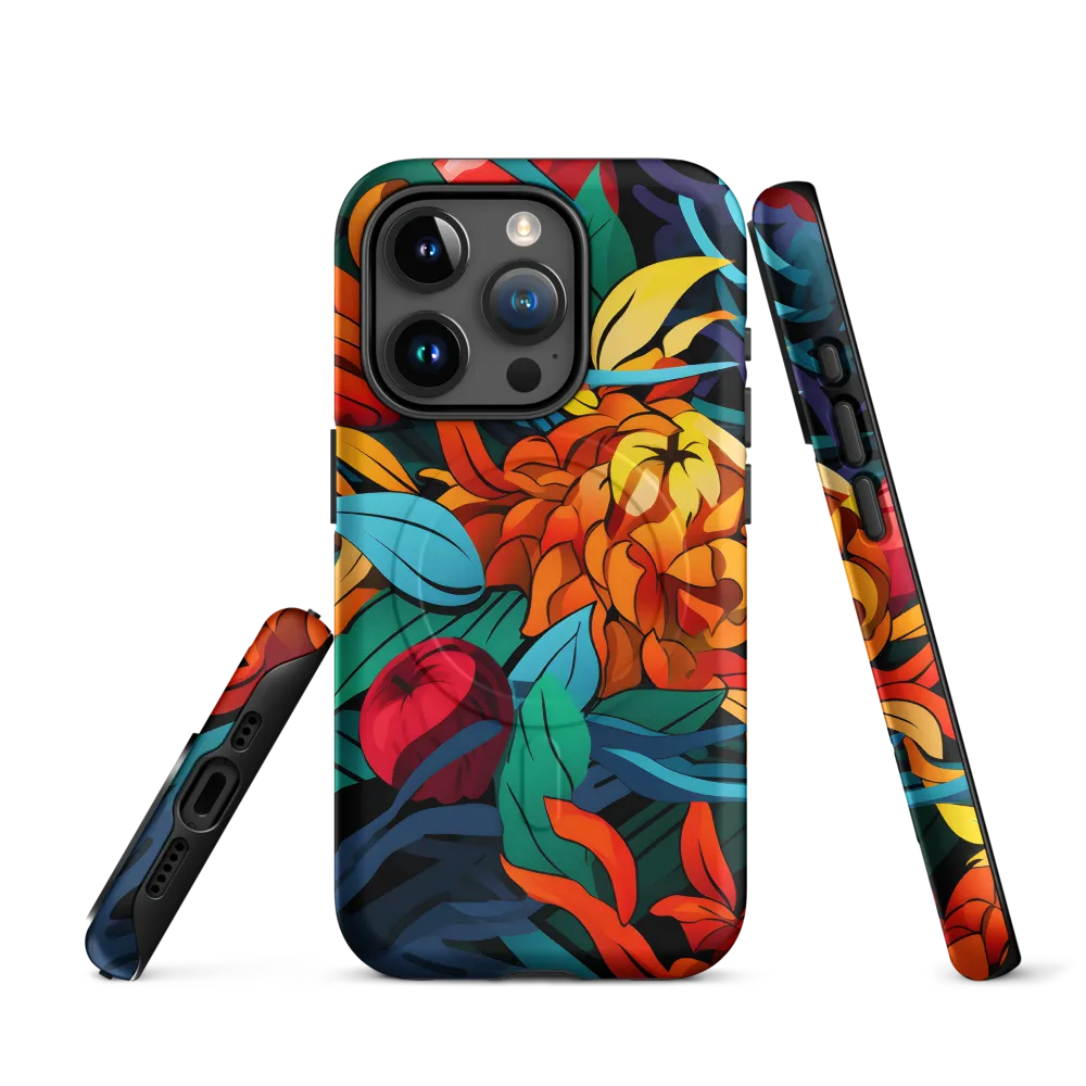 Tropical Harmony | Phone Case |  15 Pro | MagSafe® Tough Case | Matte