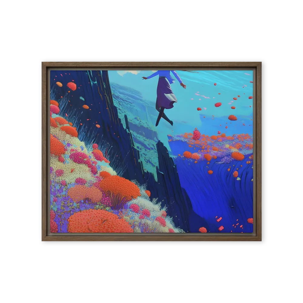 Whispers of Freedom | Canvas with Brown Frame | 16″×20″